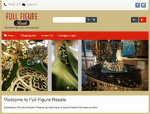 Tablet Screenshot of fullfigureresale.com